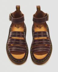 Clarissa II Quad Desert Rodeo Classic Pull Up Leather Sandals