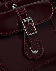 Top Handle Rub Off Leather Bag