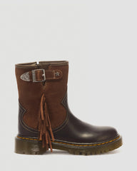 Genaya Desert Rodeo Junior Leather & Suede Rigger Boots