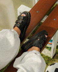 Raine Slide Athena leather sandals