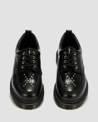 Lowell Stud Analine Leather Moc Toe Shoes