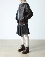 1460 Faux Fur Lined Lace-to-toe Leather Boots
