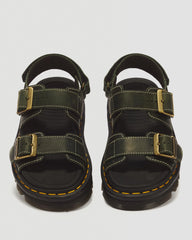 Zebzag Crazy Horse Leather Sandals