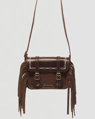 7 Inch Desert Rodeo Leather & Suede Satchel