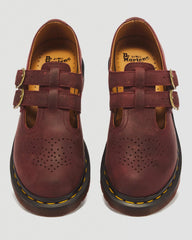 8065 Crazy Horse Leather Mary Jane Shoes