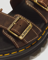 Zebzag Crazy Horse Leather Sandals