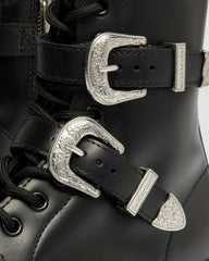 1460 Bex Western Buckle Leather Boots