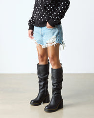 Kasey Virginia Leather Tall Heeled Boots