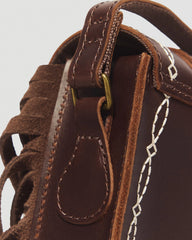 7 Inch Desert Rodeo Leather & Suede Satchel