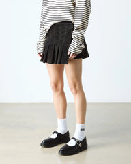 Elphie Mary Jane Buckle Atlas Leather Shoes