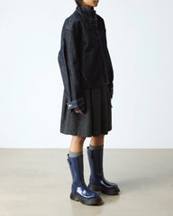 Buzz Hi Distressed Patent Boots