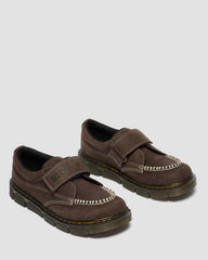 Youth Raffe Strap Tumbled Nubuck Strap Shoes