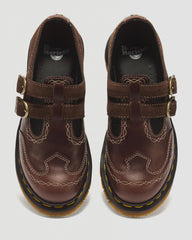 8065 Desert Rodeo Leather & Suede Mary Jane Shoes