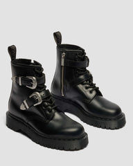 1460 Bex Western Buckle Leather Boots
