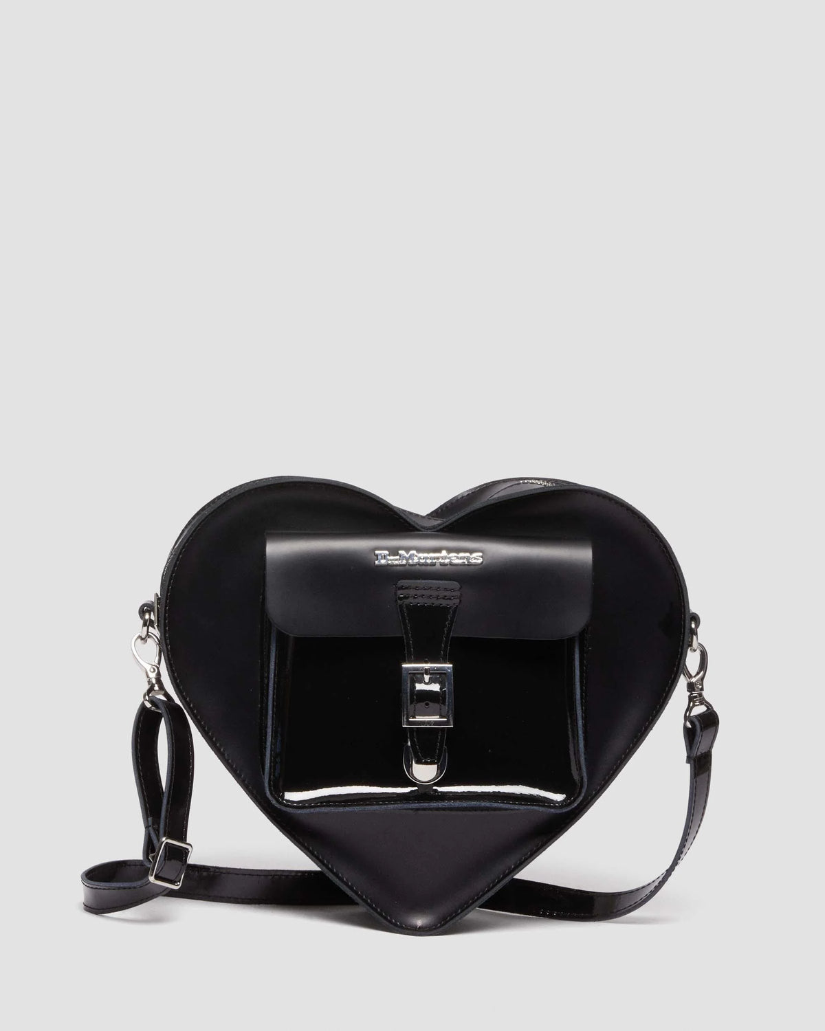 Kiev Leather Hardware Heart Shaped Bag