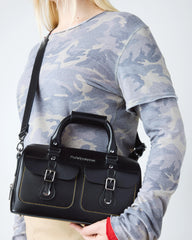 Kiev Leather Top Handle Bag