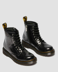 JUNIOR 1460 GLITTER PATENT LEATHER BOOTS