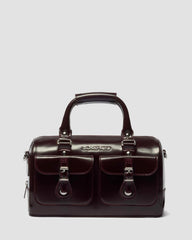 Top Handle Rub Off Leather Bag