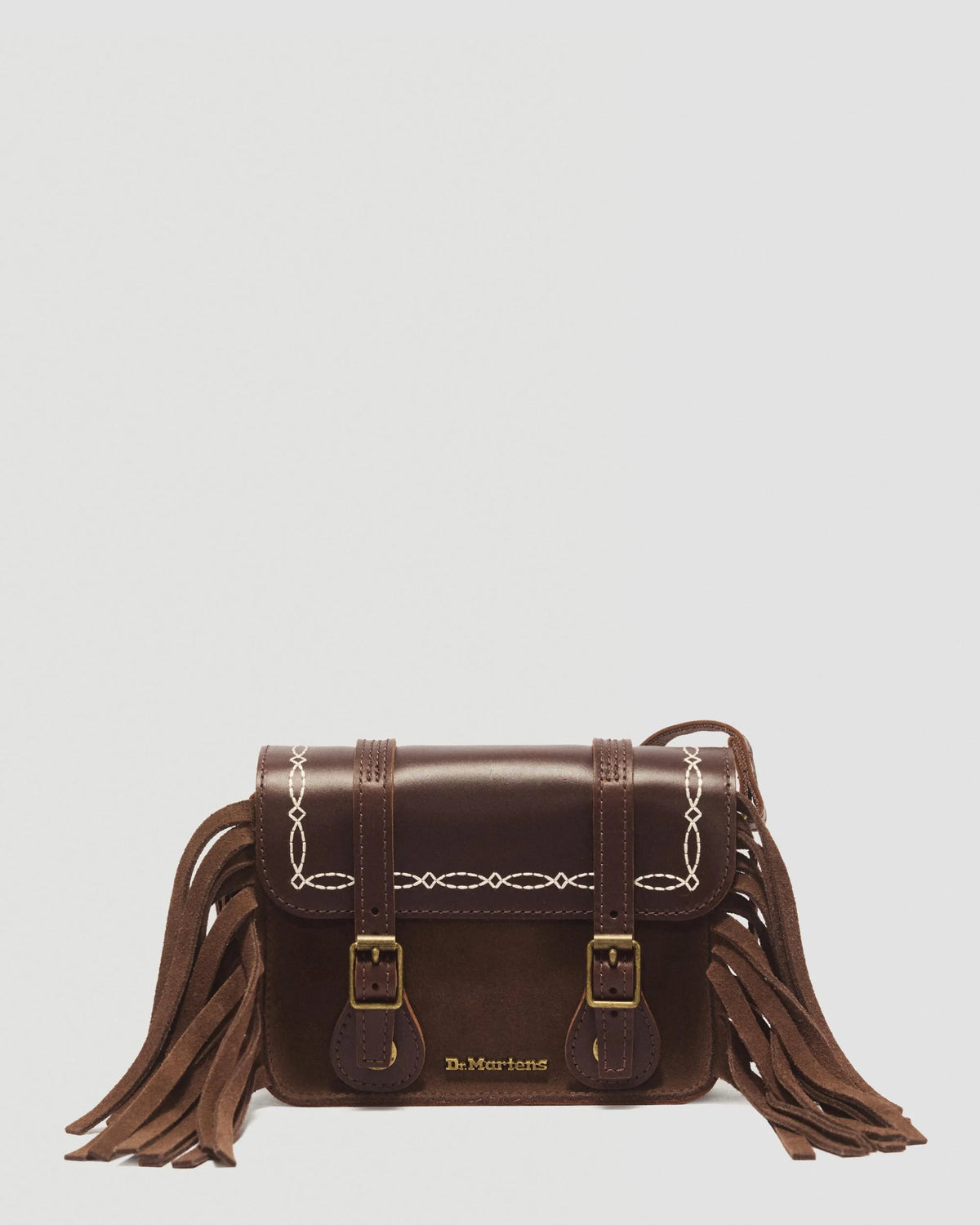 7 Inch Desert Rodeo Leather & Suede Satchel