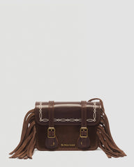 7 Inch Desert Rodeo Leather & Suede Satchel