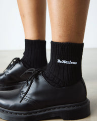Short Athletic Logo Organic Cotton Blend Socks