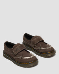 Junior Raffe Strap Tumbled Nubuck Strap Shoes
